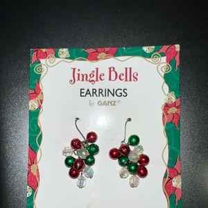NWT Ganz Jingle Bells Earrings
